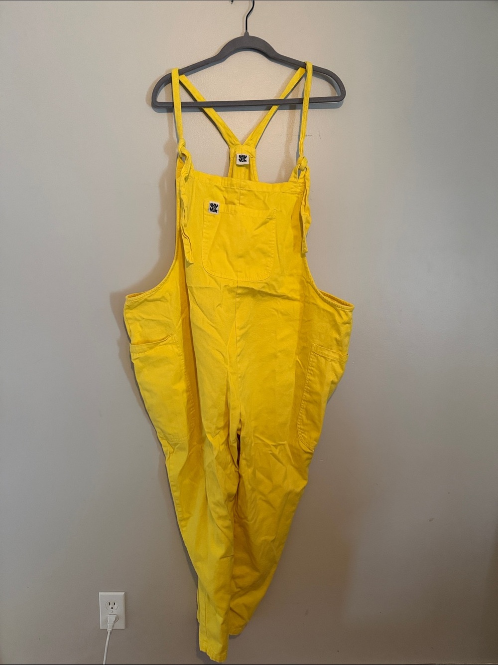 Yellow Lucy & Yak Overalls One-Piece Romper
